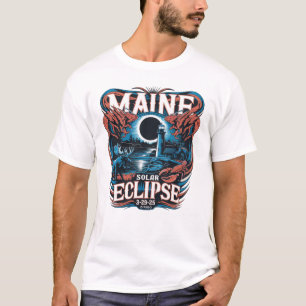 T-Shirt "DIRIGO" 3-29-2025 Maine Solar Eclipse