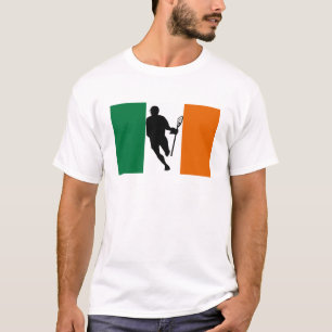 T-shirt d'IRock Irlande de drapeau de lacrosse