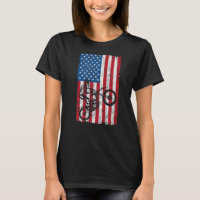 Dirt Bike American Flag Graphic Patriotic Usa 4e