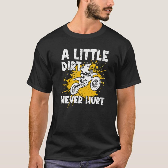 T-shirt Dirt Bike For Men Women Kids Motocross Riding (Devant)