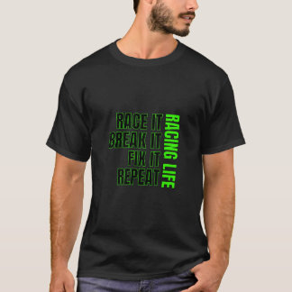 T-shirt Dirt Track Racing Cadeaux Sprintcar Late Modèle Mo