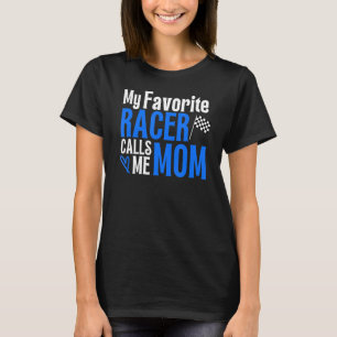 T-shirt Dirt Track Racing Dit Mes Appels Favoris Racer