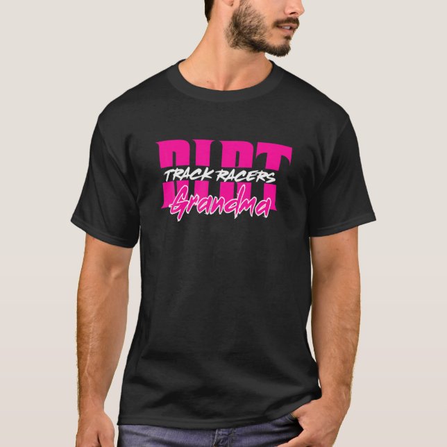 T-shirt Dirt Track Racing Racers Grandma Sprint Car Racing (Devant)