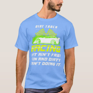 T-shirt DIRT TRACK RACING SPRINT CAR VÉHICULE RAPIDE Et Di