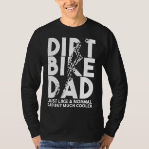 T-shirt Dirt Vélo Dads Motocross Moker Motorbike Motorbike