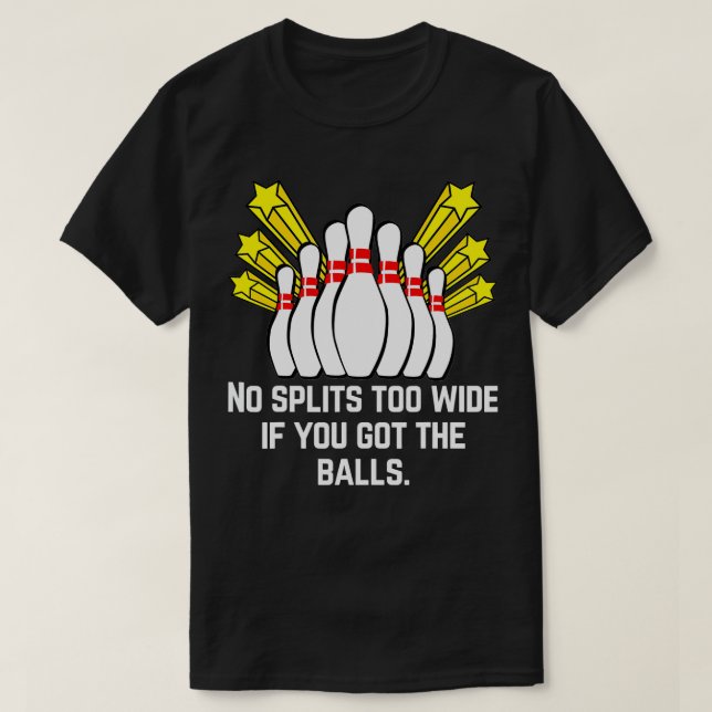 T-shirt Dirty Bowling Plaisanterie pour les hommes et les  (Design devant)