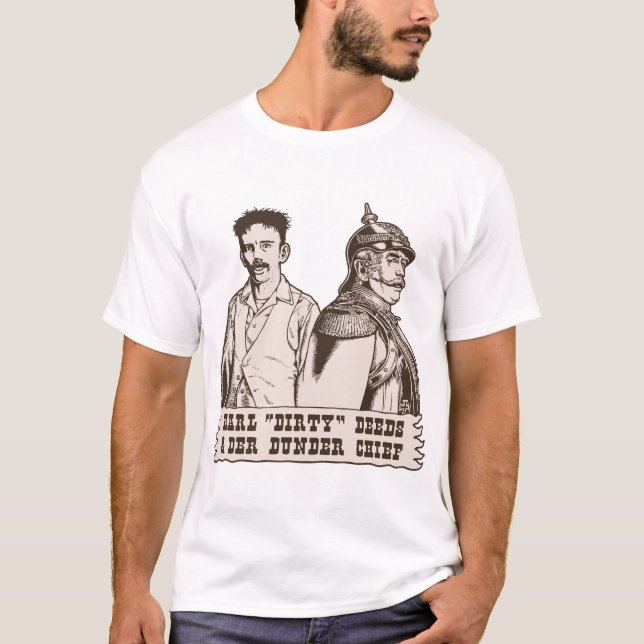 T-shirt Dirty Deeds & Der Dunder Chef (Devant)