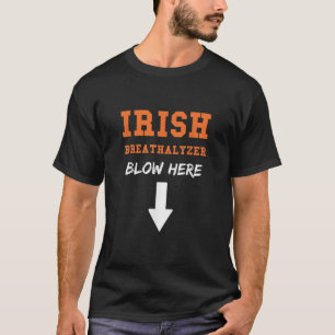 T-shirt Dirty Irish Breathalyzer Jour de la Saint Patrick 