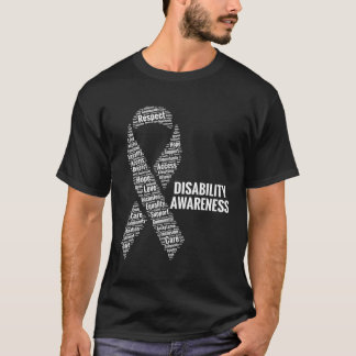 T-shirt Disability Aware Respect Access Care Advocacy