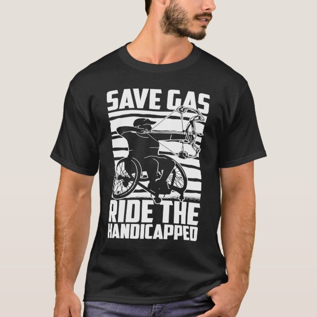 T-shirt Disability Hilarious Handicapped Disabled Wheelcha (Devant)