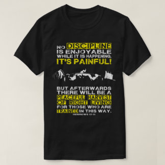 T-shirt DISCIPLINE - Motivation de l'entraînement de squat