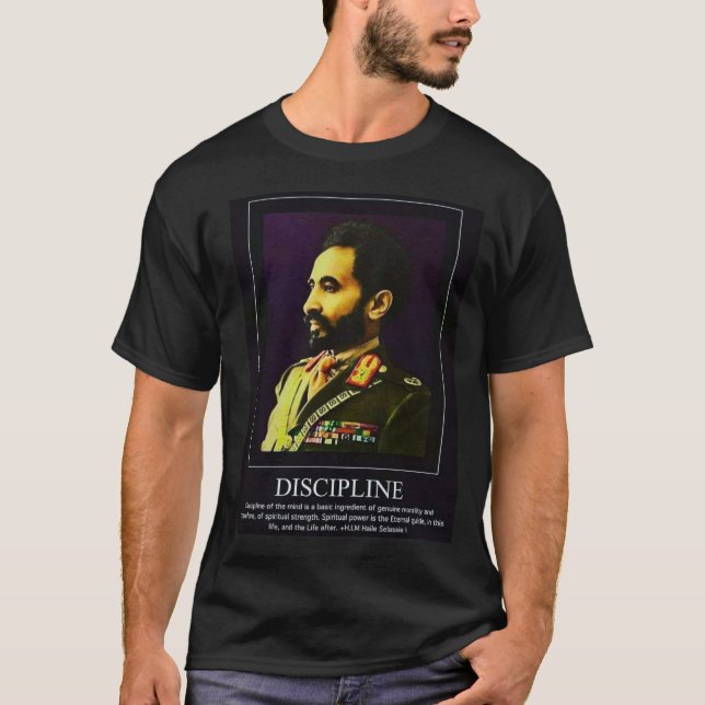 T-shirt DISCIPLINE SELASSIE (Devant)
