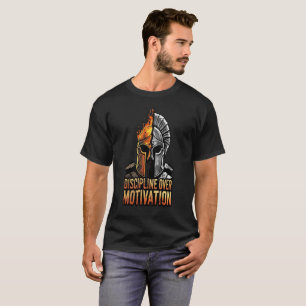 T-shirt Discipline sur motivation - Guerrier spartiate