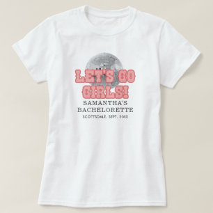T-shirt Disco Bachelorette Week-end Fête Retro Personnalis