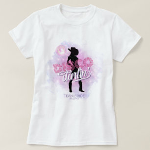 T-shirt Disco Darlin' Bachelorette Team Bride ID928