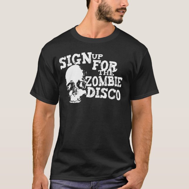 T-shirt Disco de zombi (Devant)