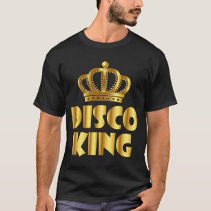 T-shirt Disco King Roller Disco les années 70 Costume rétr