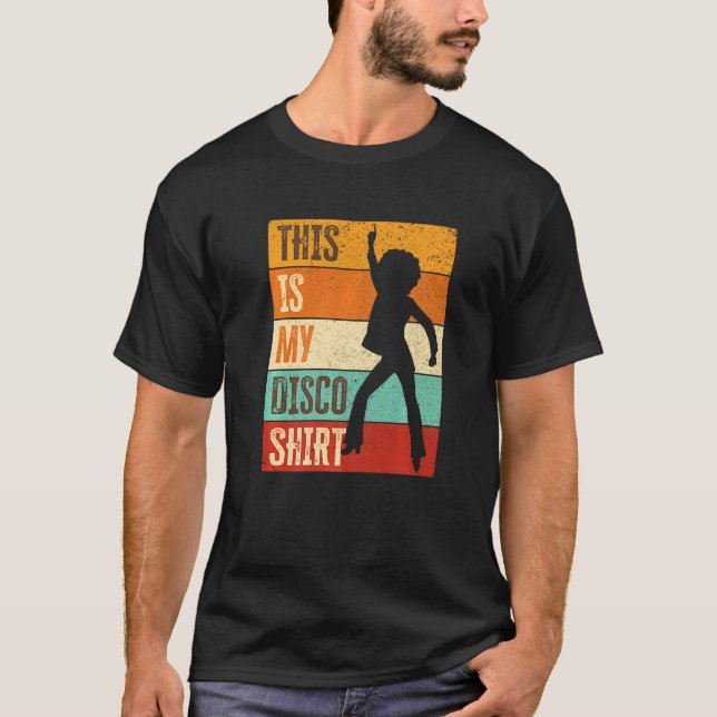 T-shirt Disco les années 70 Costume & 80s C'Est Mon D (Devant)