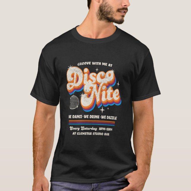T-shirt Disco Nite (Devant)
