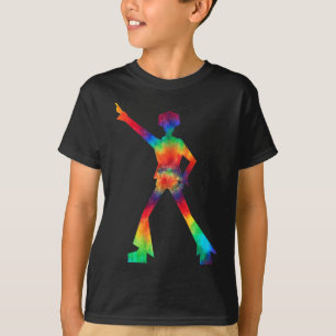 T-shirt Disco Tie Dye Danse Super Cravate teintée Afro T C