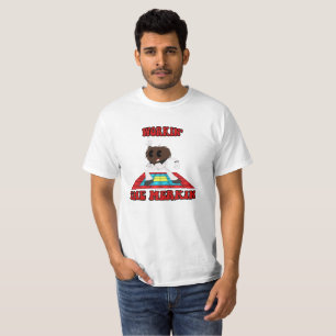 T-shirt Disco "workin chemise du Merkin"