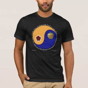 T-shirt Discordian Chao (chemises foncées)