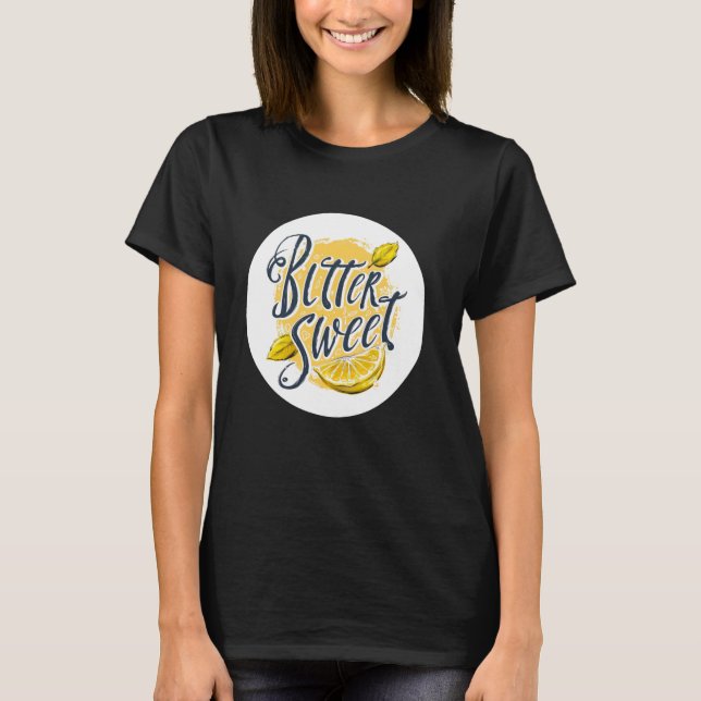 T-shirt Discours amer et doux avec des fruits (Devant)