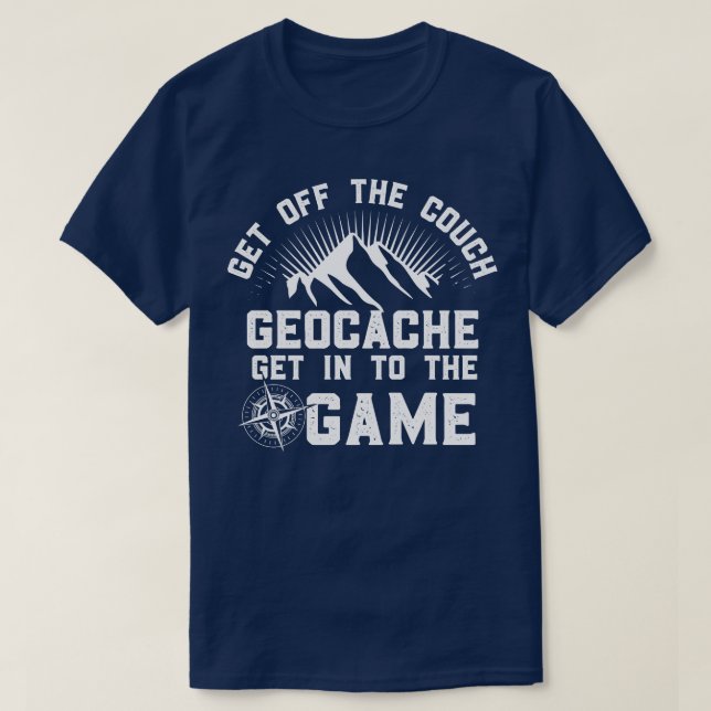 T-shirt Discours de géocaching (8) (Design devant)