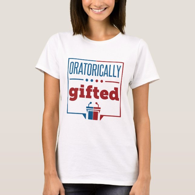 T-shirt Discours et débat Oratoire Cadeau (Devant)