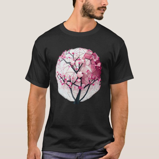 T-shirt Discover the Serenity of Spring with a Cherry Blos (Devant)