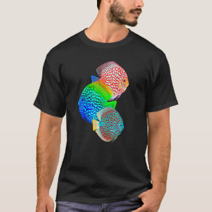 T-shirt Discus Fish Aquarium Propriétaires de réservoirs d
