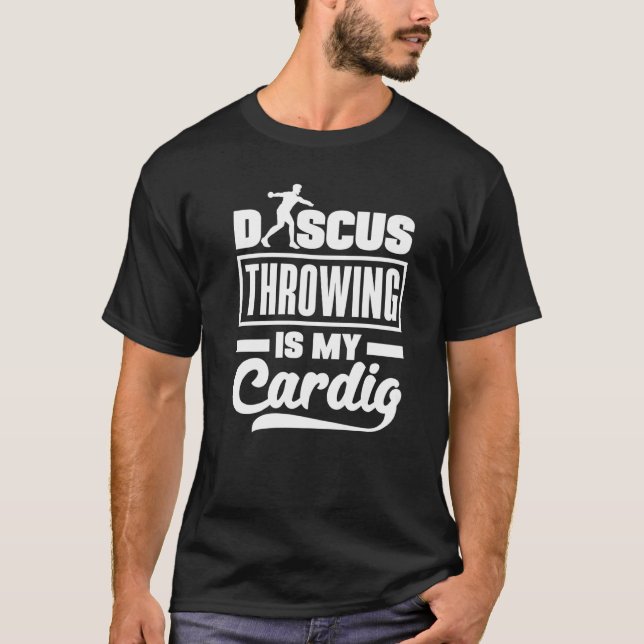 T-shirt Discus Thrower Track Et Field Discus Thrower Throw (Devant)