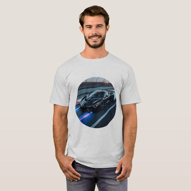 T-shirt Diseño innovador de auto de alta gama (Devant entier)