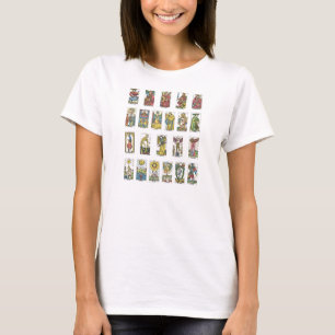 T-shirt Diseur de bonne aventure de 22 cartes de tarot