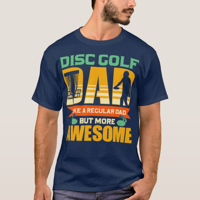 T-shirt Disgolf Papa Disc Golf (Devant)