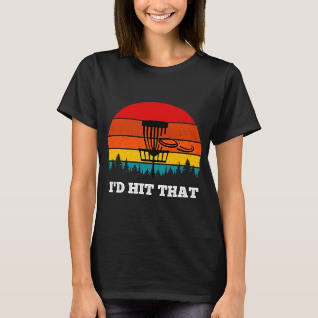 T-shirt Disk Golf Frolf Funny Frisbee Golf Cool (Devant)
