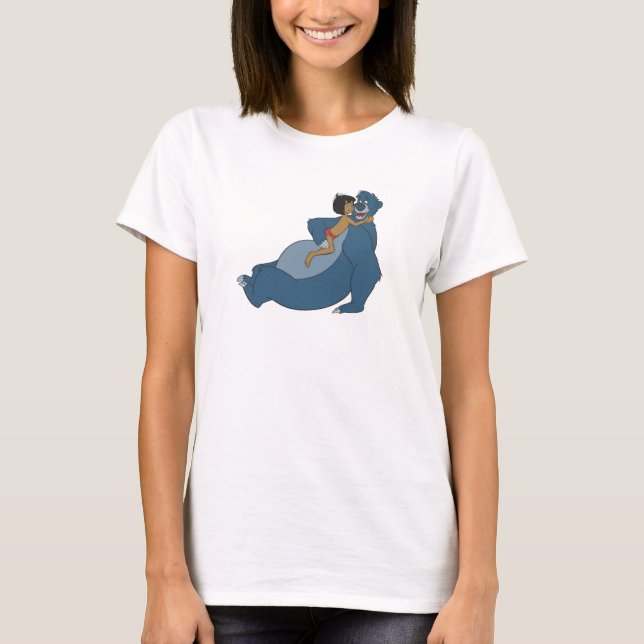 T-shirt Disney de Baloo et de Mowgli (Devant)
