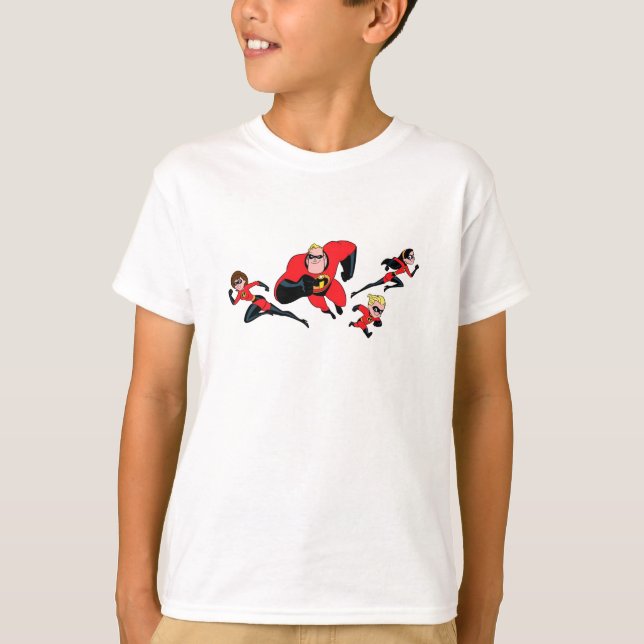 T-shirt Disney, incroyables en vol (Devant)