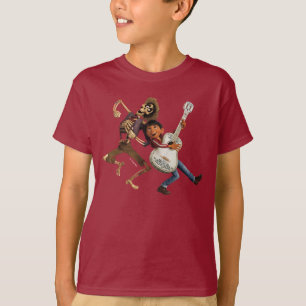 T-shirt Disney Pixar Coco Miguel Amis de la danse