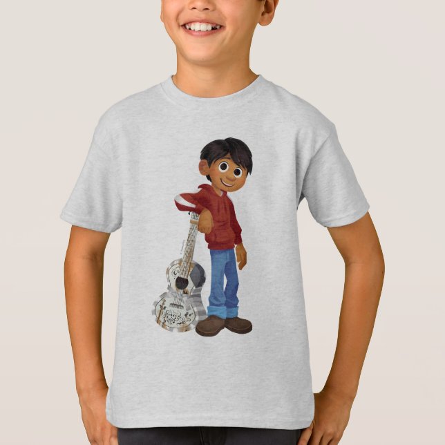 T-shirt Disney Pixar Coco| Miguel| Musicien Cool (Devant)