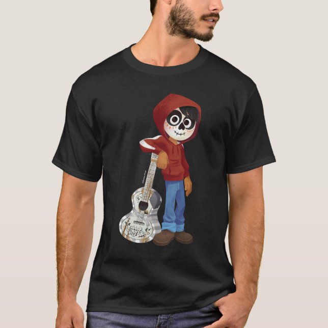 T-shirt Disney Pixar Coco| Miguel| Se tenir debout avec la (Devant)