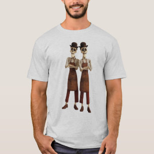 T-shirt Disney Pixar Coco  Skeletons jumeaux Cool