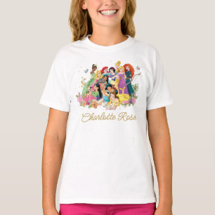 T-shirt Disney Princess Floral personnalisé
