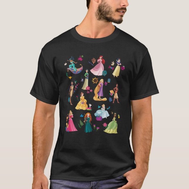 T-shirt Disney Princess Magical Print Swea (Devant)