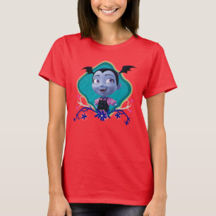 T-shirt Disney Vampirina - Vee - Floral gothique