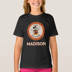 T-shirt Disney Vintage Mickey Citrouille Joyeux Halloween