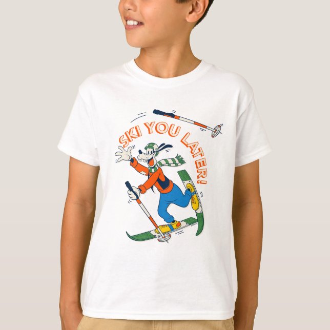 T-shirt Disney's Goofy | Ski Plus Tard (Devant)