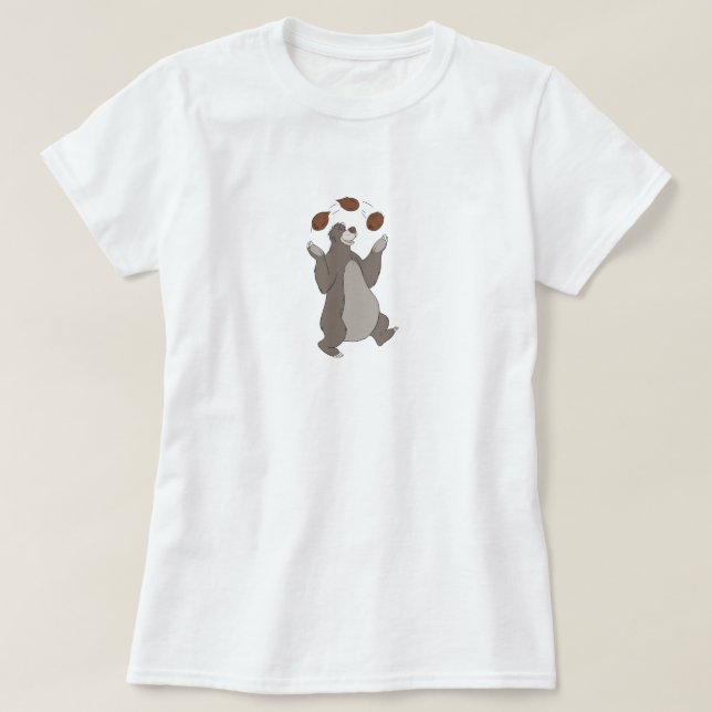 T-shirt Disney's Jonglage de la jungle Book (Design devant)