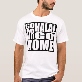 T-SHIRT DISPARAISSENT LA VIANDE HALAL OU RENTRENT À LA