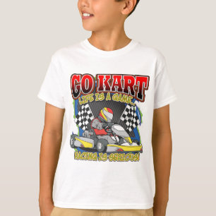 T-shirt Disparaissent la vie de kart